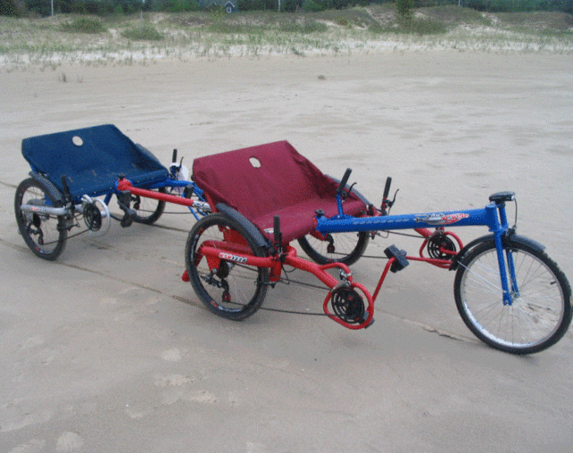 ricksycle 21 speed electric folding recumbent tandem tricycle